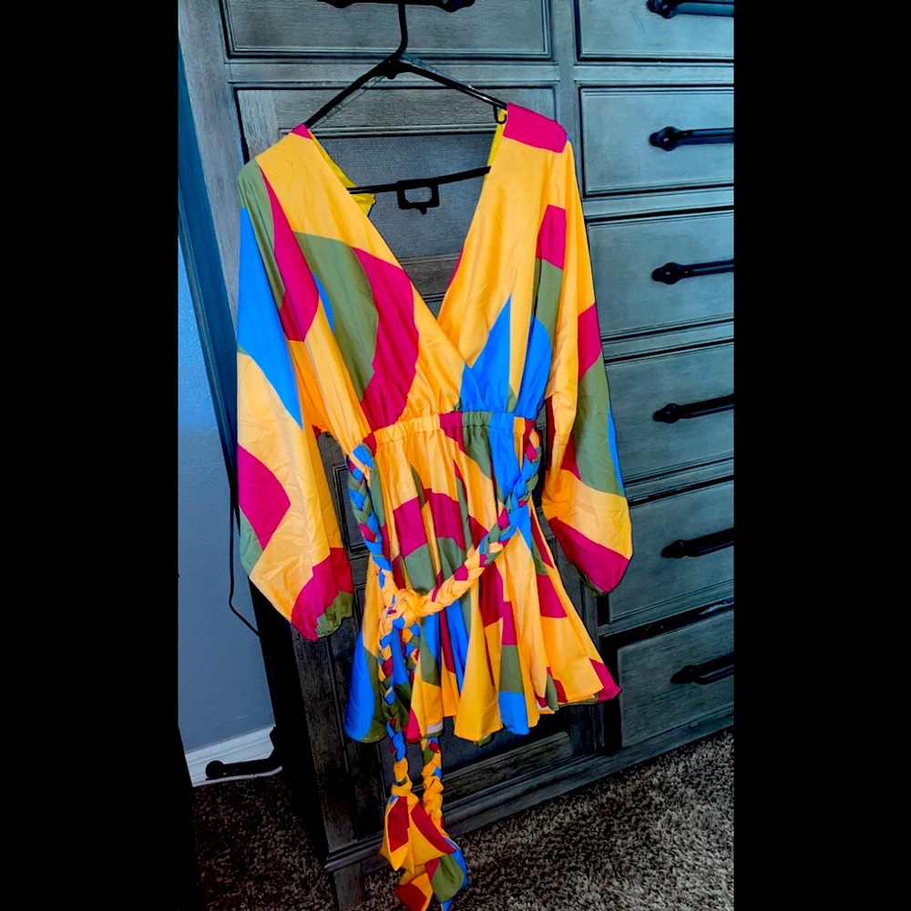 Color block dress